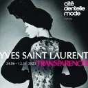 Exposition Yves Saint Laurent Transparences à la Cité de la  dentelle et de la mode Crédit  Charles Delcourt 