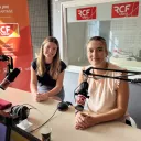 Julie et Céline dans les studios de RCF à Metz