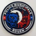 Le blason de la police municipale de Rouen.