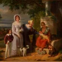 L’aumône ou famille berrichonne, par Henri-Joseph Boichard, visible à Bourges. © Musées de Bourges.