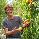 Simon Fritsch produit ses propres semences sur la ferme à Querrien @ Christophe Pluchon, RCF 2023