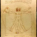 L'Homme de Vitruve, 1485-1490, par Léonard de Vinci. © Wikipedia.