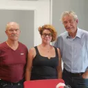 De gauche à droit : Jean-Claude Giraud, Claudie Boussard et Jean-Luc Bouttier