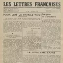 Les Lettes Française. © BNF