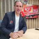 Frédéric Moine, le président du RCSR, dans les studios de RCF à Annecy. RCF Haute-Savoie