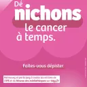 Affiche de promotion de la campagne de dépistage à Saint-Quentin-en-Yvelines