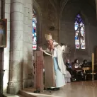 2020 RCF - Monseigneur Vincent Jordy durant la célébration de l'Immaculée Conception à L'Ile Bouchard
