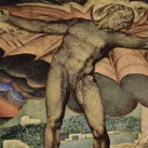 Le Satan affligeant Job d'un ulcère malin - illustration de William Blake pour le Livre de Job.