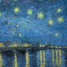 Wikimédia Commons - La nuit étoilée  de V. Van Gogh 1888 Musée d'Orsay
