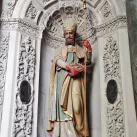 Statue de Saint Patern dans la cathédrale de Vannes