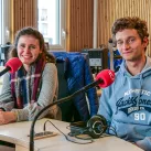 Maÿlis Dullin (à gauche) et Maximilien de Frescheville - © RCF Lyon