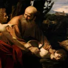Le sacrifice d'Isaac par Le Caravage, 1603 ©Wikimédia commons