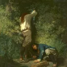 Évariste-Vital Luminais, Retour de chasse, vers 1861, musée des beaux-arts de Quimper ©Wikimédia commons