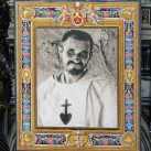 Portrait de Charles de Foucauld exposé lors de sa messe de béatification, le 13/11/2005, Vatican ©Alessia GIULIANI/CPP/CIRIC