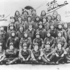 Une partie des pilotes du porte-avion Kaga prennent la pose la veille de l’attaque ©Wikimédia commons