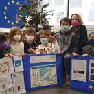 Un sapin de Noël européen dans une école de Guipavas © Christophe Pluchon, 2021
