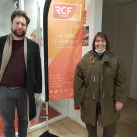 Thibaud Coëffic et Denise Berqué ©RCF haute-Normandie