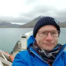 Eric Armynot arrivant sur les Iles Kerguelen © E. Armynot