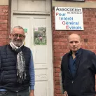 Bruno Adolphi et Marc Varupenne de l'association PIGE © RCF Hauts de France Anne Henry