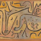 Paul Klee, Des animaux se rencontrent © Zentrum Paul Klee, Bern