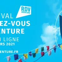 2021 - affiche de la 6ème édition du Festival Les Rendez-Vous de l'Aventure