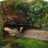 John Everett Millais, Ophélie, Huile sur toile, 1851-1852, 76 x 111 cm, Londres, Tate Britain