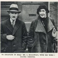 Max Mallowan et Agatha Christie lors de fouilles en Irak