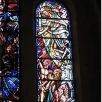 Vitrail de l'église Saint Gildas d'Auray