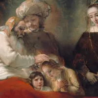 Wikimédia Commons - "La Bénédiction des fils du Joseph par Jacob", par Rembrandt (v. 1656)