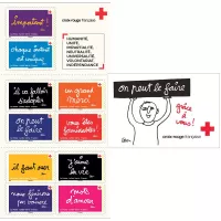 2021 © mots images de Ben - Mise en page par l’agence Bonne Impression - carnet de Timbres Croix-Rouge 2021