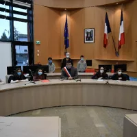2021 Mairie de Colombier Saugnieu - Première séance du Conseil Municipal d'Enfants le 2 février