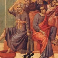 Wikimedia Commons -  Le lavement des pieds- Duccio di Buoninsegna