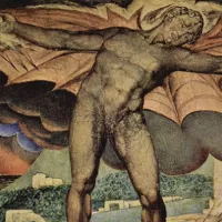 Le Satan affligeant Job d'un ulcère malin - illustration de William Blake pour le Livre de Job.