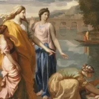 Nicolas Poussin, 1594-1665, Moïse sauvé des eaux, 1638, Louvre