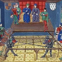 Chroniques de Froissart, le combat de Vannes où s'illustra Regnaud de Pouzauges