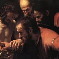 Wikimedia Commons -   L'Incrédulité de saint Thomas, par Le Caravage (1602).