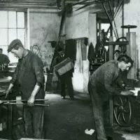 Un atelier de métallurgie à Toulouse en 1913./DDM, Cèdre