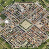 Archi Wiki - Neuf Brisach, ville au plan octogonal, construite par Vauban à la demande de Louis XIV