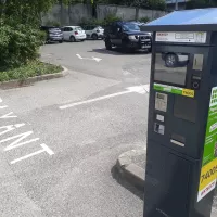 Le parking Tillier est devenu payant. ©Victorien Duchet RCF Haute-Savoie