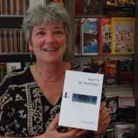 Anne-Marie Carrier, à la librairie "Autour du monde" à Metz