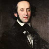 Felix Mendelssohn en 1846 par Eduard Magnus.