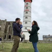 A la pointe Saint-Mathieu, dans le Finistère