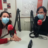 Claire-Marie Restoux de l'Atelier Gourmand et Xavier Roquel