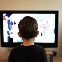 Enfant regardant la télévision ©Image par Vidmir Raic de Pixabay 