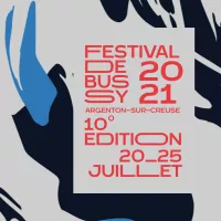 Affiche de la 10ème édition du festival Debussy. 