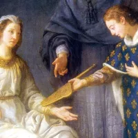 Wikimédia Commons / Saint Louis confiant la régence à sa mère Blanche de Castille, par Joseph-Marie Vien