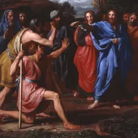 Jésus guérit l'aveugle de naissance, par Nicolas Colombel ©Wikimédia commons