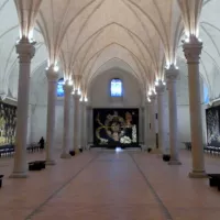 Wikimédia Commons - Tapisserie du Chant du monde exposée dans la grande salle des malades de l'Hôpital Saint-Jean (Angers)