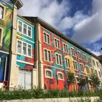 Usine des Tabacs du Mans décorée par le street-artiste Héol © RCF Sarthe (Maximilien Cadiou)