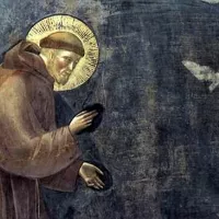 Wikimédia Commons / François d'Assise prêchant aux oiseaux (d'après les Fioretti) par Giotto